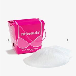 Takeouts by commando - clear - brand new - never worn- one size fits all